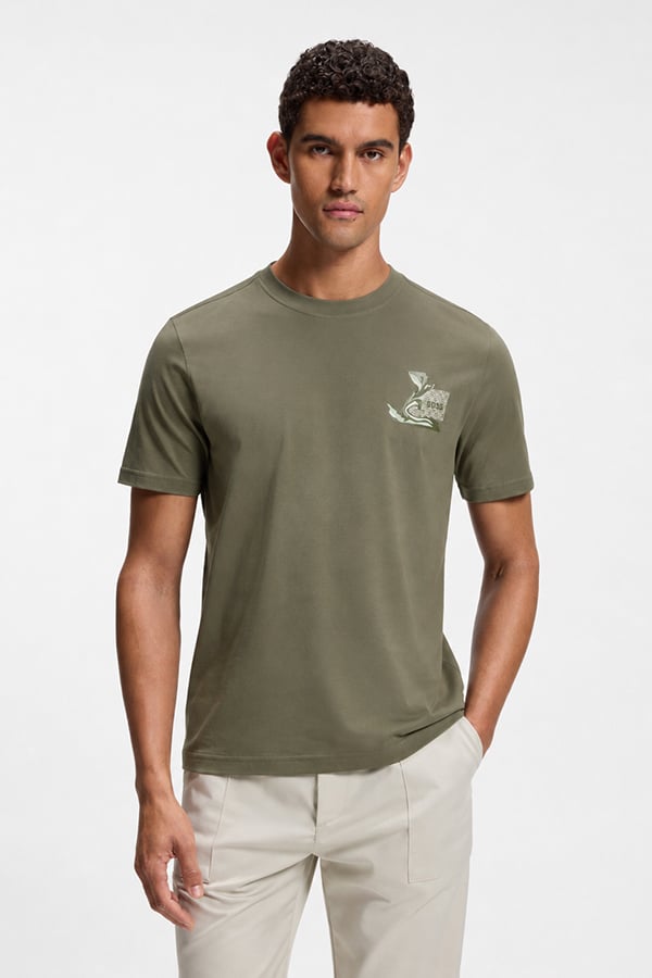 ΜΠΛΟΥΖΑ T-SHIRT BOSS - 325 ΛΑΔΙ